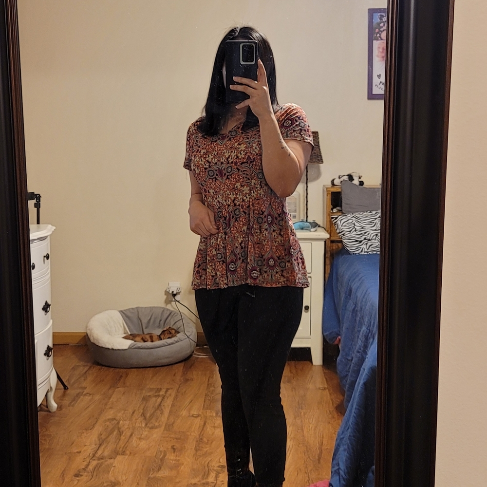 Floral blouse